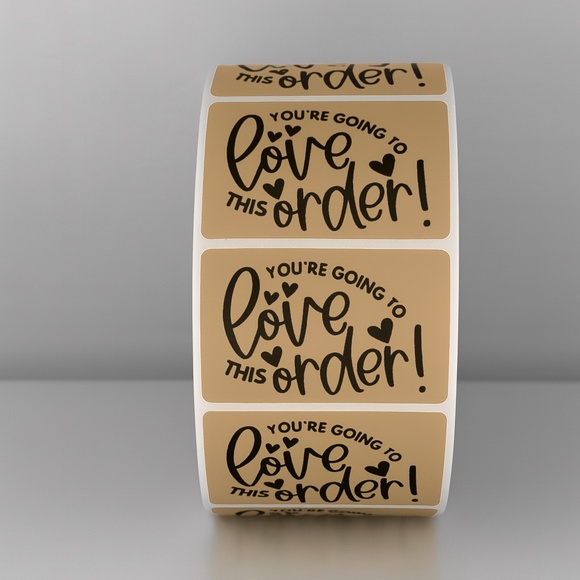 "You're Going To Love This Order!" Stickers | Small Business Packaging THANK YOU - Picture 2 of 11